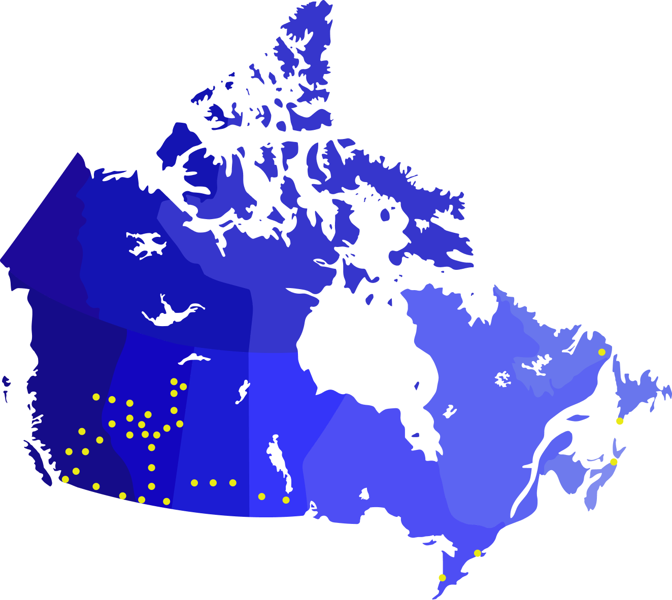 a map of Canada